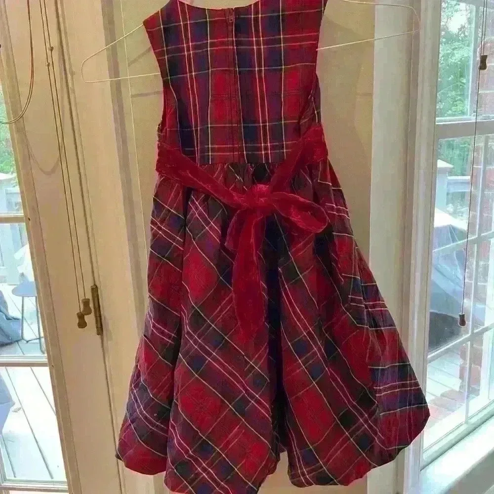 Gymboree Dress Size 5, Beautiful Red and Blue Plaid